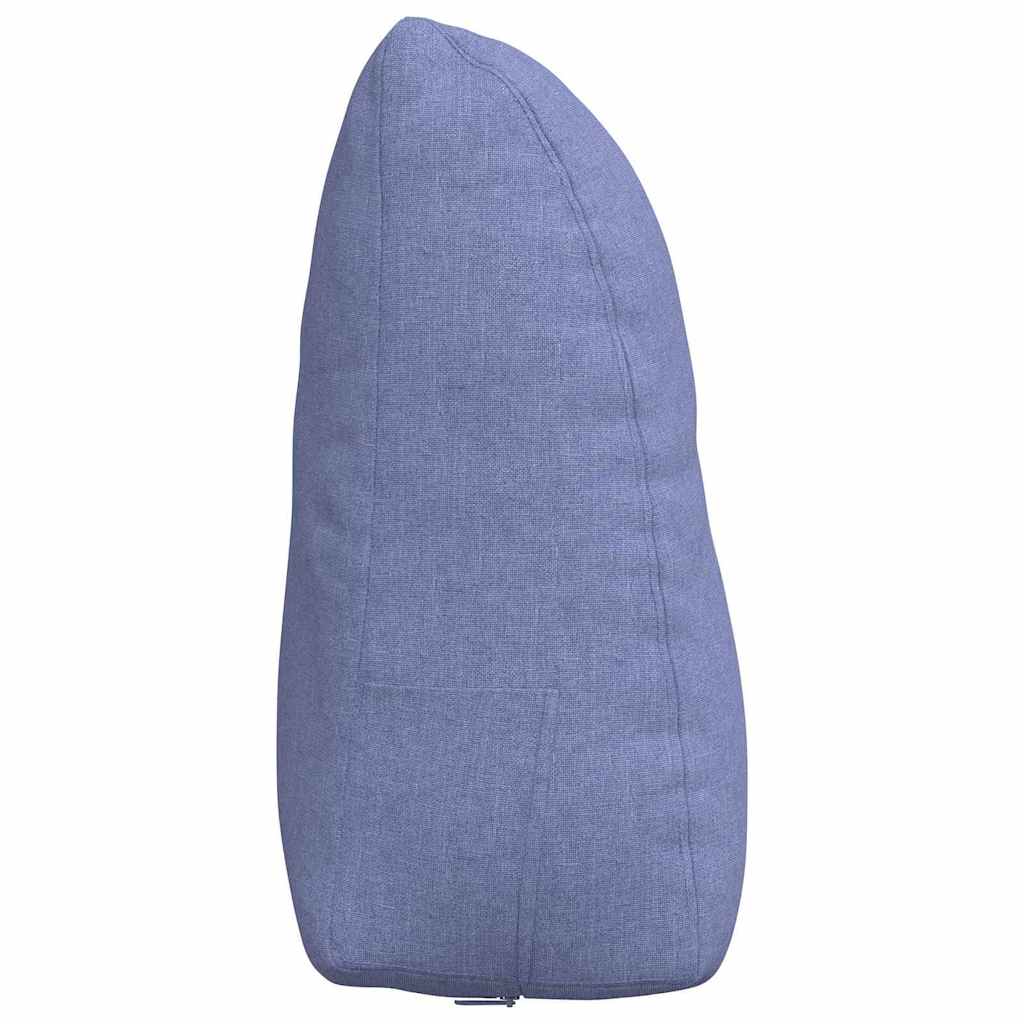 Cuscino per Schiena Blu jeans 60 x 24 x 50 cm Tessuto