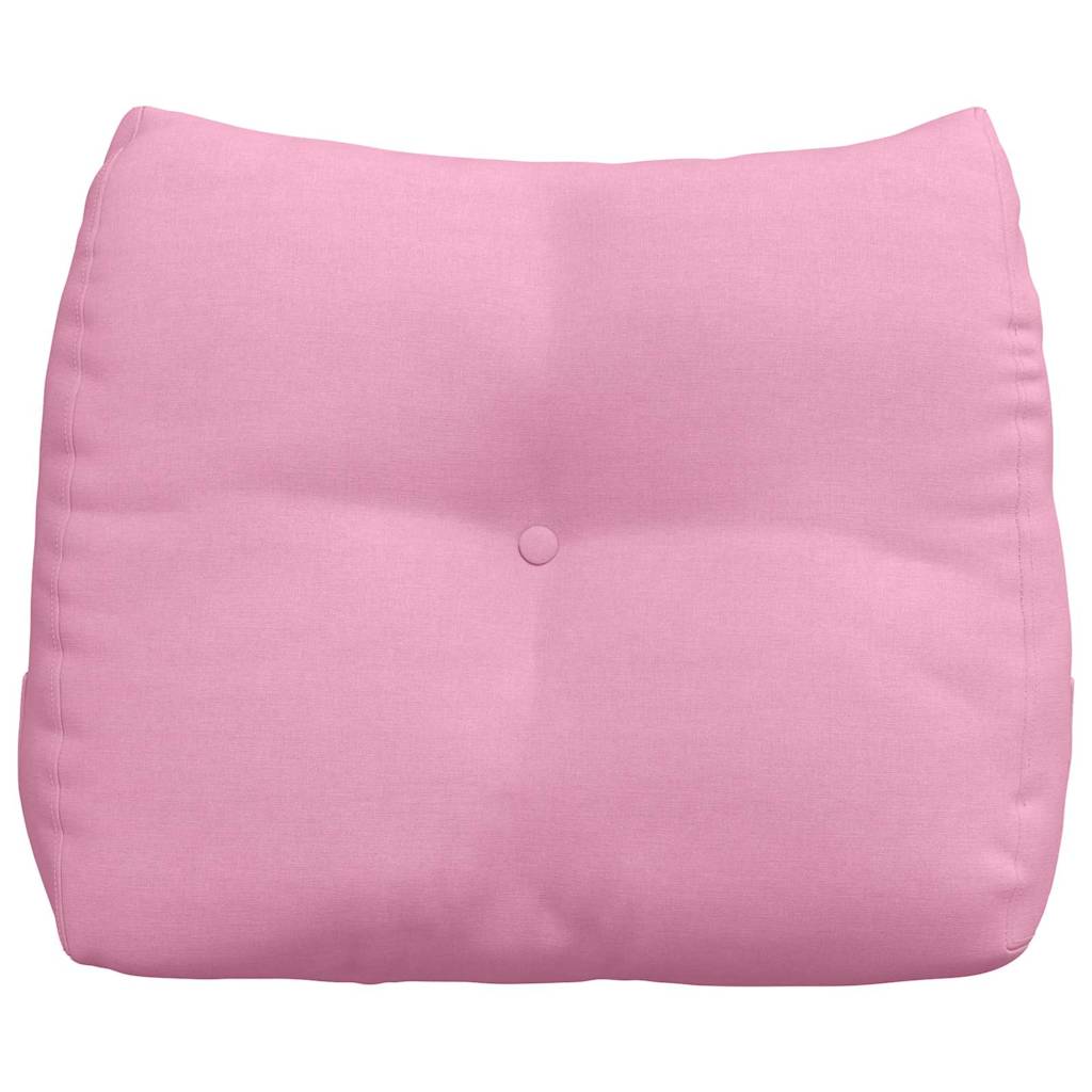 Cuscino per Schiena Rosa 60 x 24 x 50 cm Tessuto