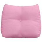 Cuscino per Schiena Rosa 60 x 24 x 50 cm Tessuto