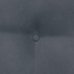 Cuscino per Schiena Grigio scuro 60 x 24 x 50 cm Velluto