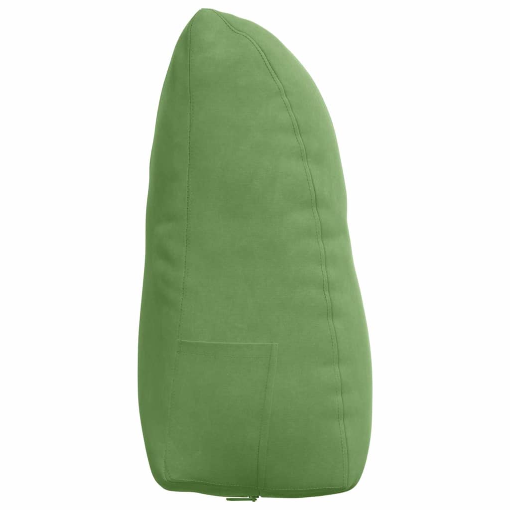 Cuscino per Schiena Verde chiaro 60 x 24 x 50 cm Velluto