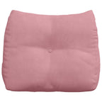 Cuscino per Schiena Rosa 60 x 24 x 50 cm Velluto