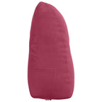 Cuscino per Schiena Rosso Vino 60 x 24 x 50 cm Velluto