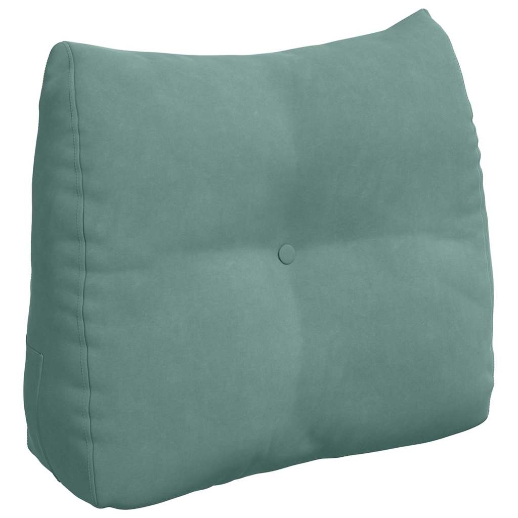 Cuscino per Schiena Verde Mare 60 x 24 x 50 cm Velluto
