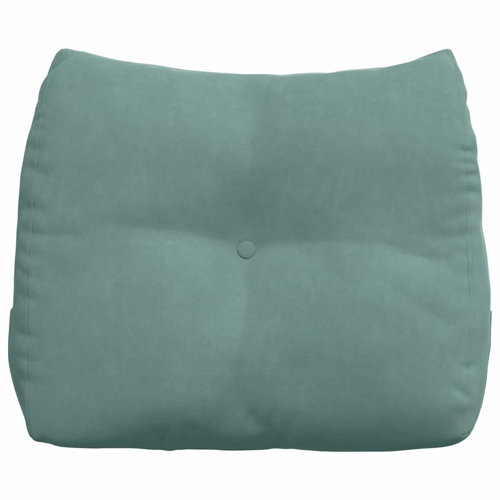 Cuscino per Schiena Verde Mare 60 x 24 x 50 cm Velluto