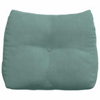 Cuscino per Schiena Verde Mare 60 x 24 x 50 cm Velluto