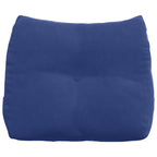 Cuscino per Schiena Blu Polizia 60 x 24 x 50 cm Velluto