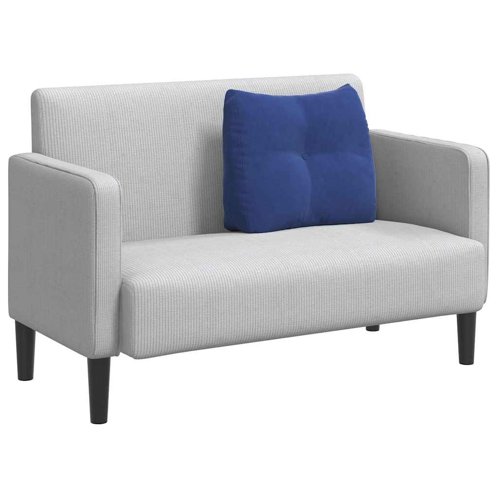 Cuscino per Schiena Blu Polizia 60 x 24 x 50 cm Velluto