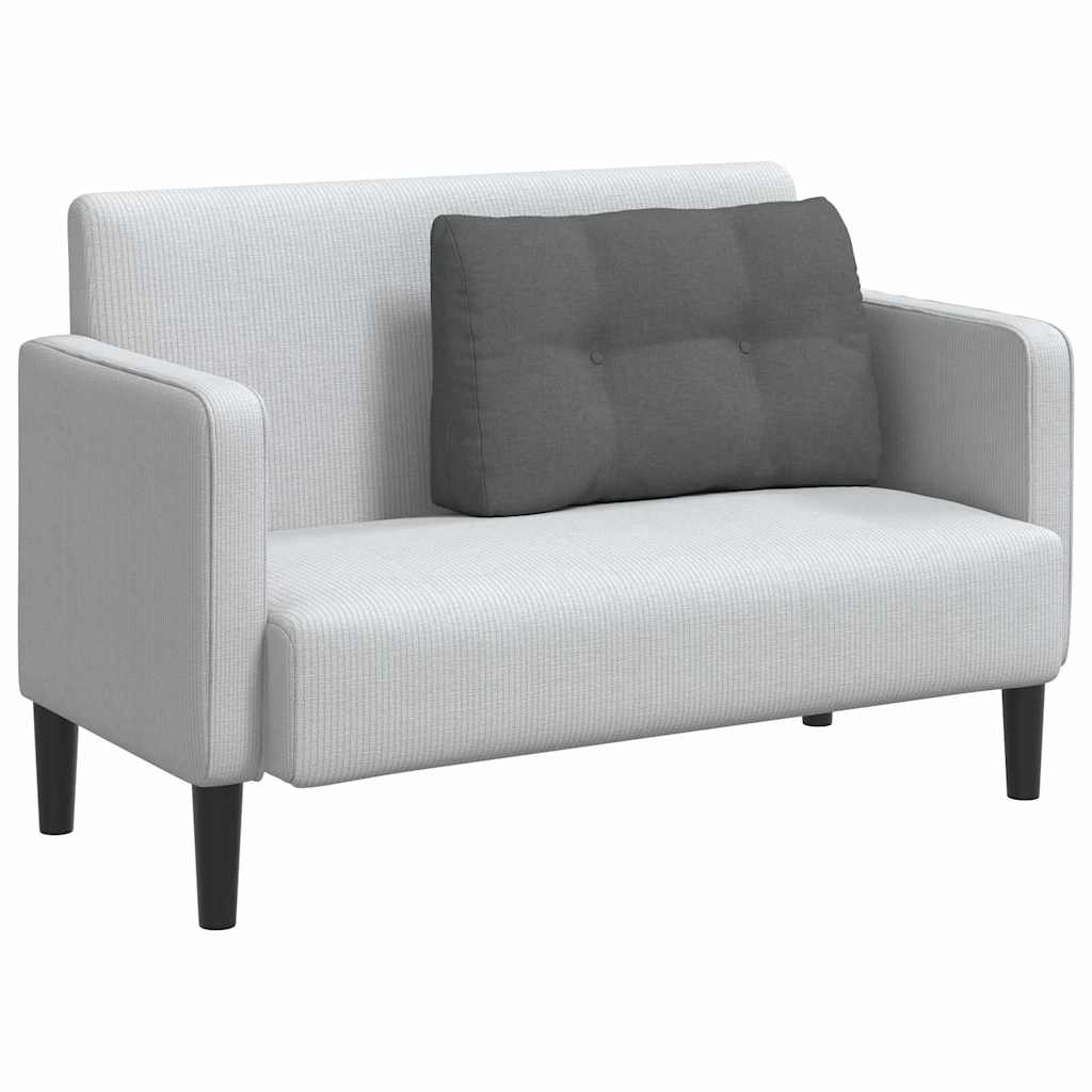 Cuscino per Schiena Grigio scuro 80 x 24 x 50 cm Tessuto