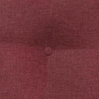 Cuscino per Schiena Rosso Vino 80 x 24 x 50 cm Tessuto