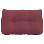 Cuscino per Schiena Rosso Vino 80 x 24 x 50 cm Tessuto