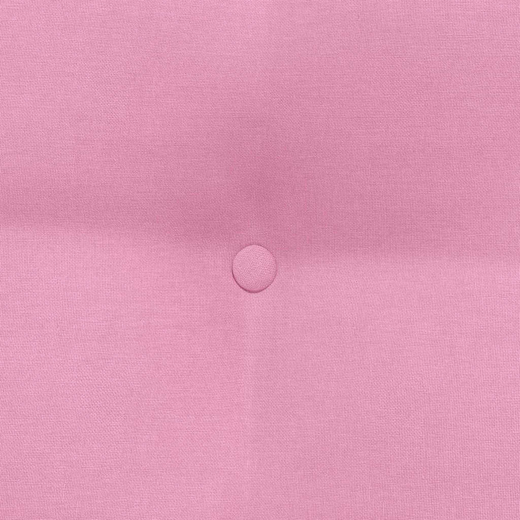 Cuscino per Schiena Rosa 80 x 24 x 50 cm Tessuto