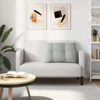 Cuscino per Schiena Grigio chiaro 80 x 24 x 50 cm Velluto