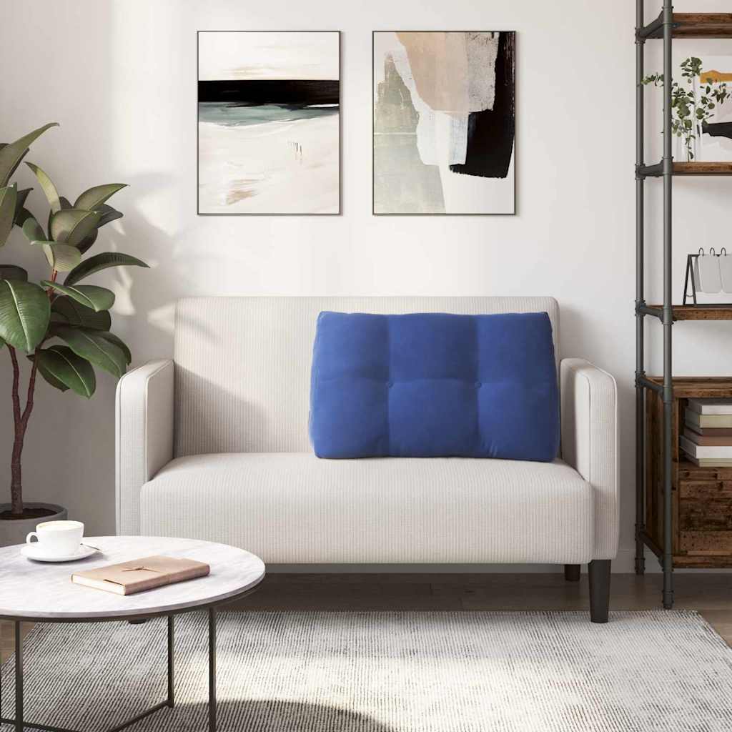 Cuscino per Schiena Blu Polizia 80 x 24 x 50 cm Velluto