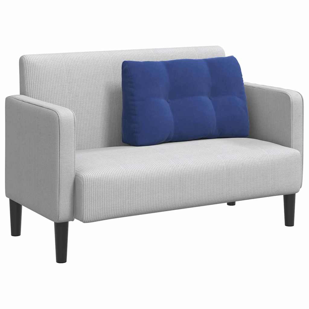 Cuscino per Schiena Blu Polizia 80 x 24 x 50 cm Velluto