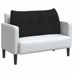 Cuscino per Schiena Nero 100 x 24 x 50 cm Tessuto