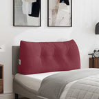 Cuscino per Schiena Rosso Vino 100 x 24 x 50 cm Tessuto