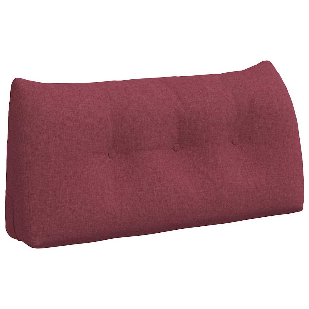 Cuscino per Schiena Rosso Vino 100 x 24 x 50 cm Tessuto