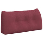 Cuscino per Schiena Rosso Vino 100 x 24 x 50 cm Tessuto