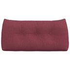 Cuscino per Schiena Rosso Vino 100 x 24 x 50 cm Tessuto