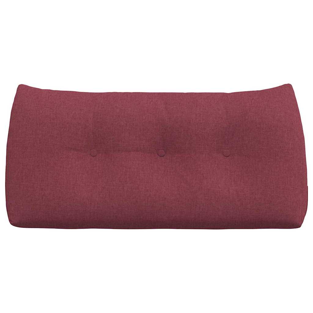 Cuscino per Schiena Rosso Vino 100 x 24 x 50 cm Tessuto