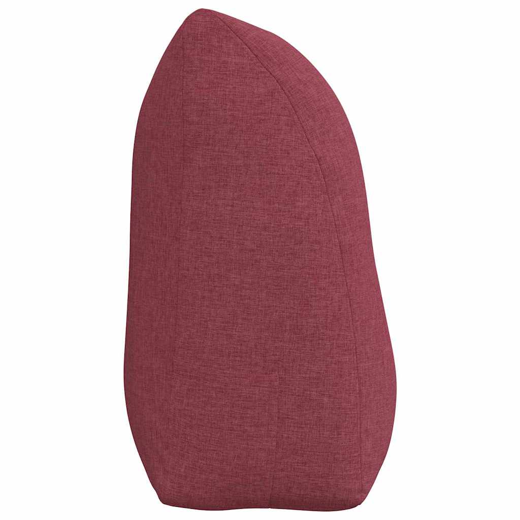 Cuscino per Schiena Rosso Vino 100 x 24 x 50 cm Tessuto