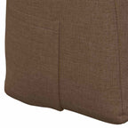 Cuscino per Schiena Marrone 100 x 24 x 50 cm Tessuto