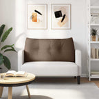 Cuscino per Schiena Marrone 100 x 24 x 50 cm Tessuto