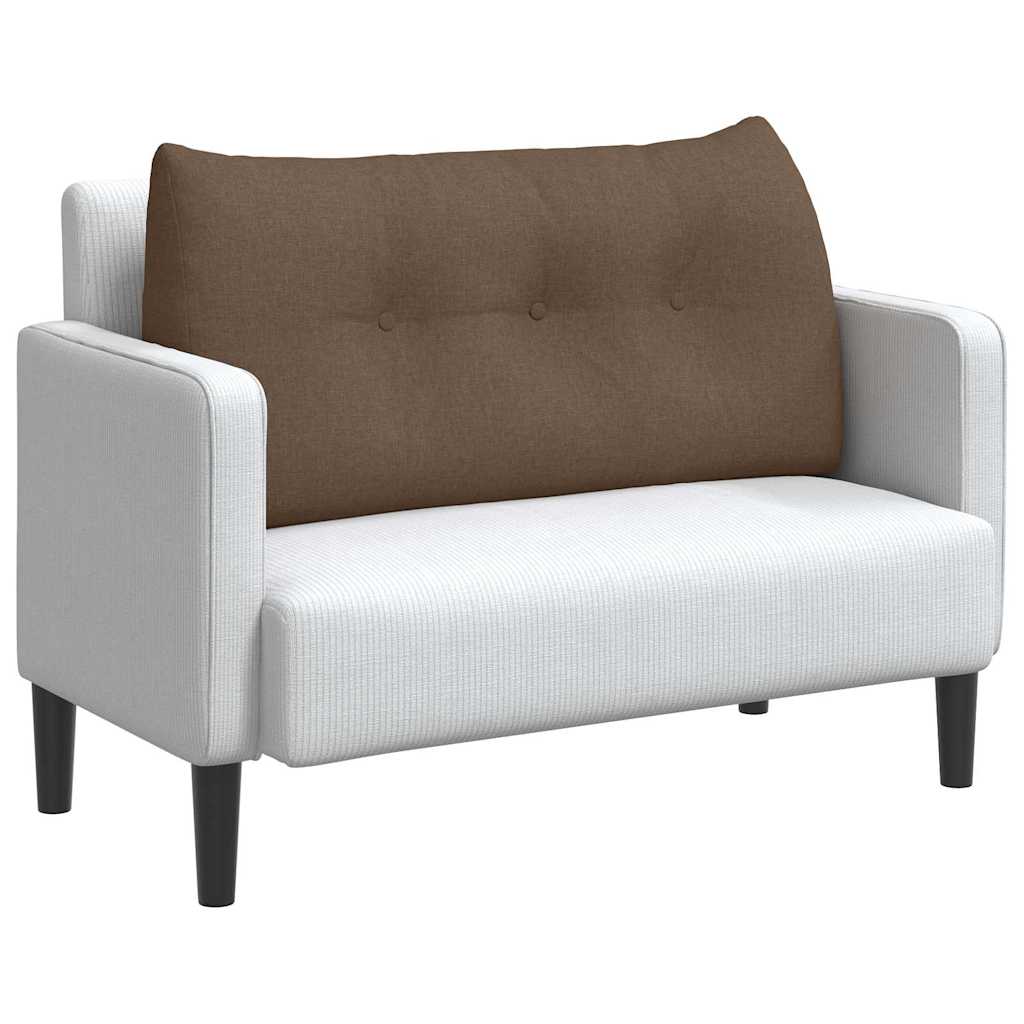 Cuscino per Schiena Marrone 100 x 24 x 50 cm Tessuto