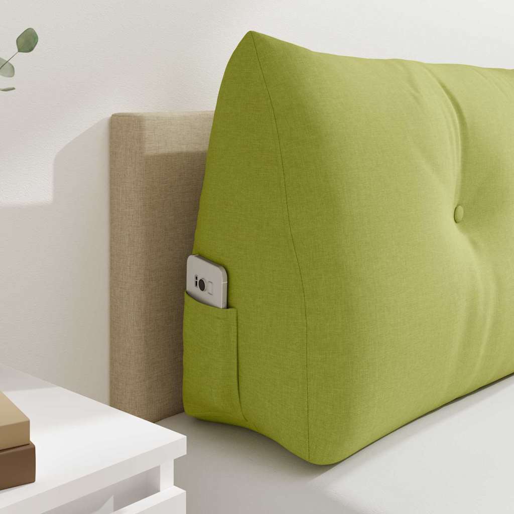 Cuscino per Schiena Verde chiaro 100 x 24 x 50 cm Tessuto