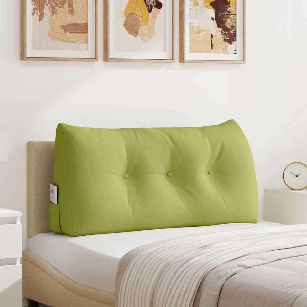 Cuscino per Schiena Verde chiaro 100 x 24 x 50 cm Tessuto