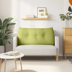 Cuscino per Schiena Verde chiaro 100 x 24 x 50 cm Tessuto
