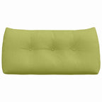 Cuscino per Schiena Verde chiaro 100 x 24 x 50 cm Tessuto