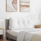 Cuscino per Schiena Bianco 100 x 24 x 50 cm Tessuto