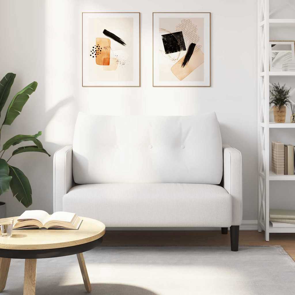 Cuscino per Schiena Bianco 100 x 24 x 50 cm Tessuto