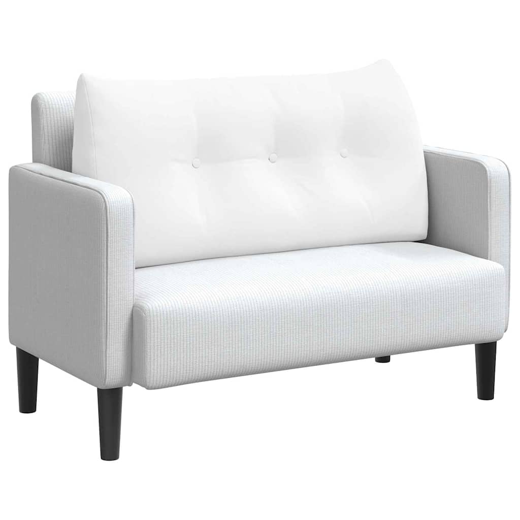 Cuscino per Schiena Bianco 100 x 24 x 50 cm Tessuto