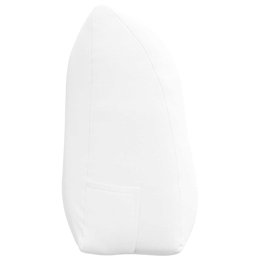 Cuscino per Schiena Bianco 100 x 24 x 50 cm Tessuto