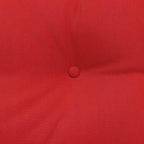 Cuscino per Schiena Rosso 100 x 24 x 50 cm Tessuto