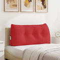 Cuscino per Schiena Rosso 100 x 24 x 50 cm Tessuto