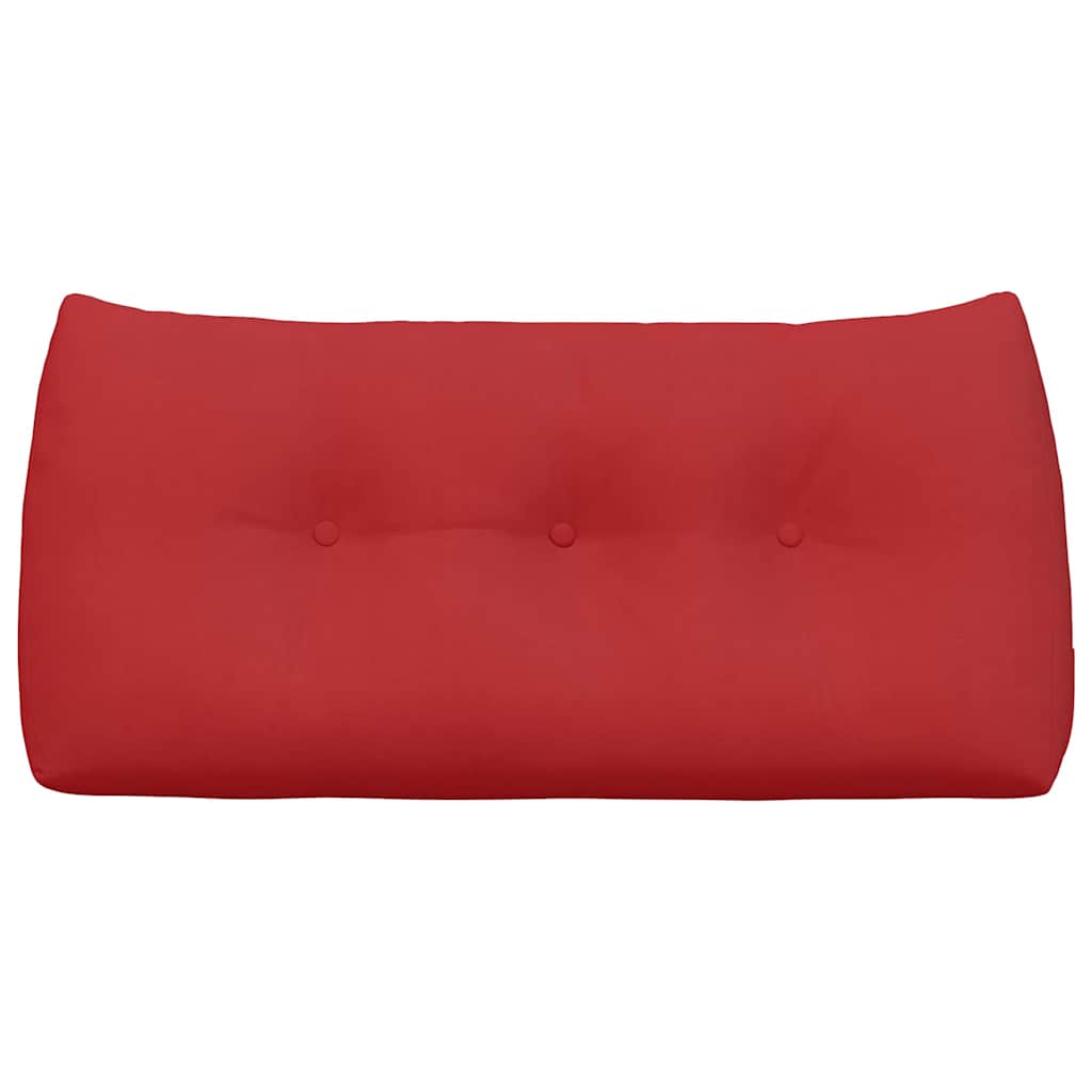Cuscino per Schiena Rosso 100 x 24 x 50 cm Tessuto