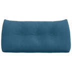 Cuscino per Schiena Blu 100 x 24 x 50 cm Velluto