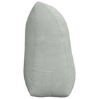 Cuscino per Schiena Grigio chiaro 100 x 24 x 50 cm Velluto