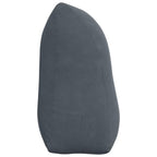 Cuscino per Schiena Grigio scuro 100 x 24 x 50 cm Velluto