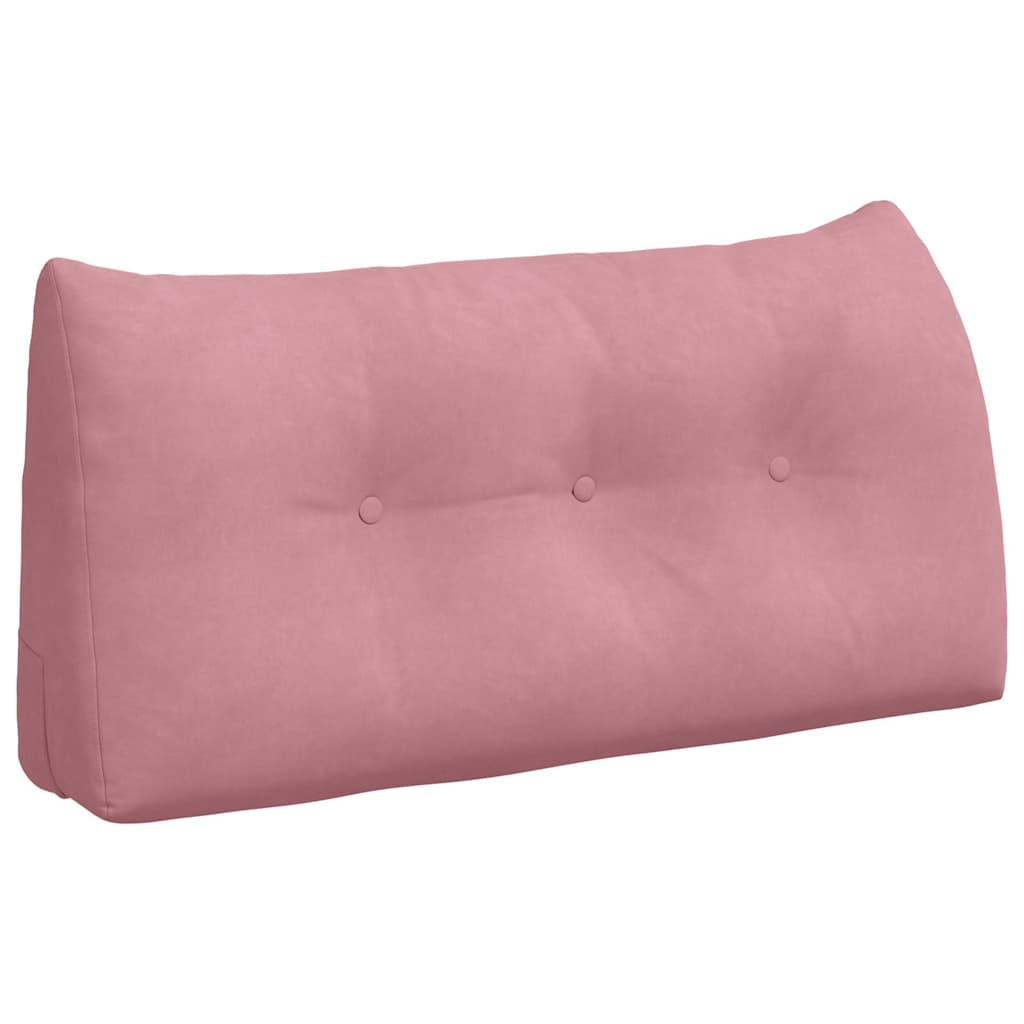Cuscino per Schiena Rosa 100 x 24 x 50 cm Velluto