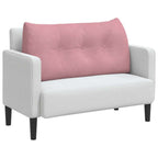 Cuscino per Schiena Rosa 100 x 24 x 50 cm Velluto