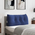 Cuscino per Schiena Blu Polizia 100 x 24 x 50 cm Velluto