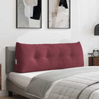 Cuscino per Schiena Rosso Vino 120 x 24 x 50 cm Tessuto