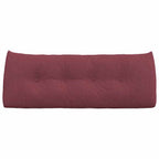 Cuscino per Schiena Rosso Vino 120 x 24 x 50 cm Tessuto