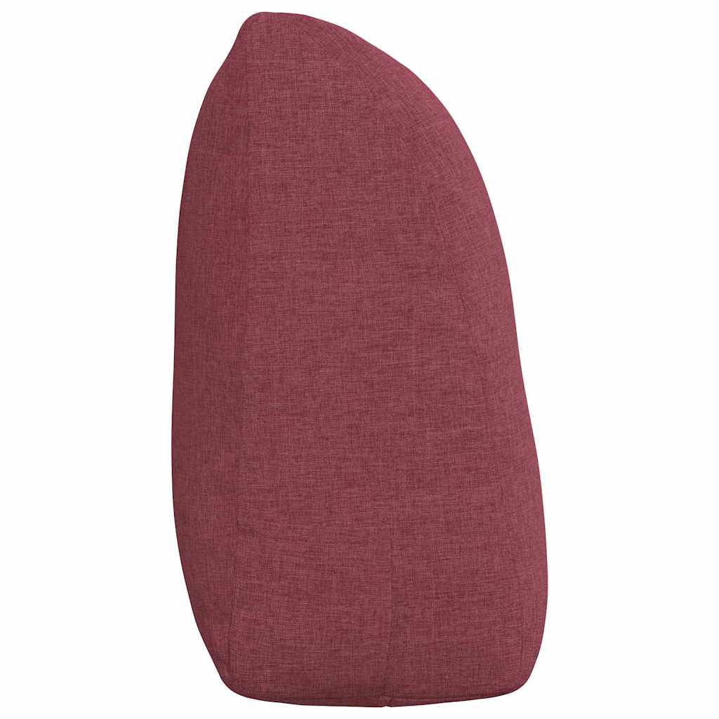 Cuscino per Schiena Rosso Vino 120 x 24 x 50 cm Tessuto