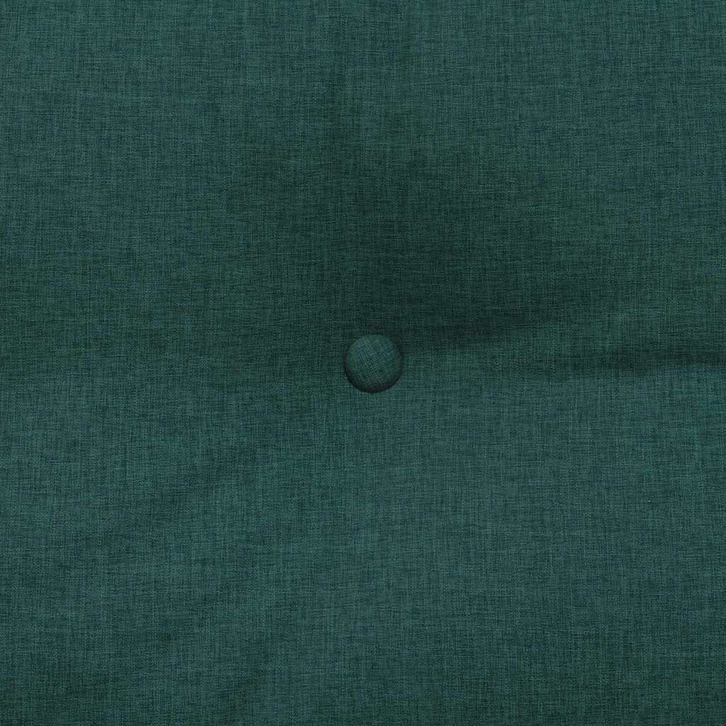 Cuscino per Schiena Verde Scuro 120 x 24 x 50 cm Tessuto